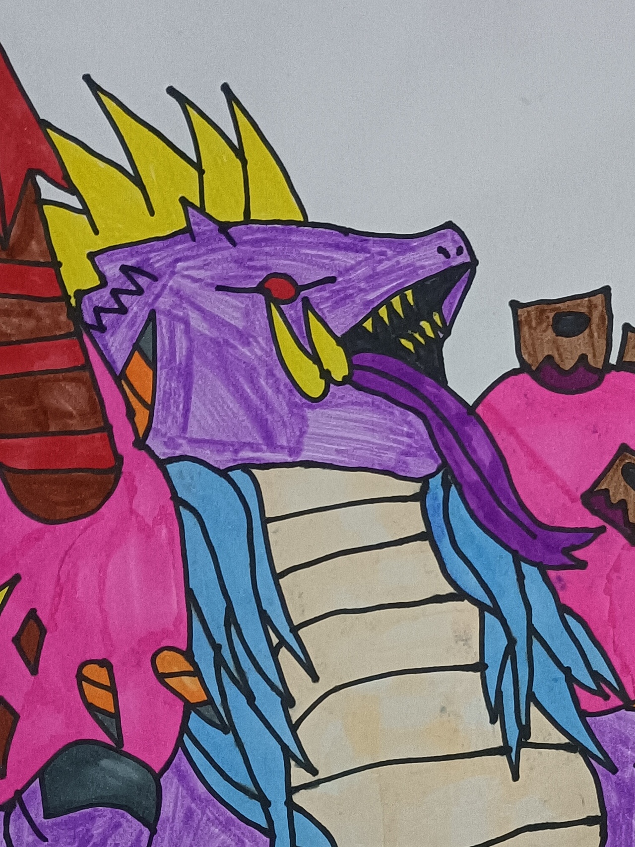 神兽战队2：妖王-帕瓦斯奇美拉（图ZMzk3MTczOTU2） - 动画片 - 站酷设计师大蛇妈妈原创素材 - 站酷ZCOOL