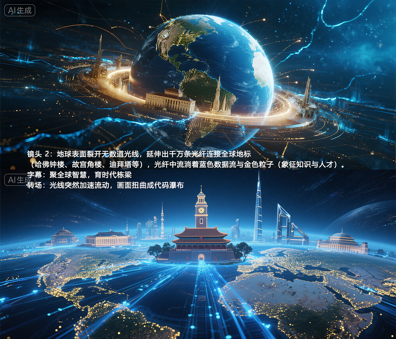 WWEC世界教育者大会开幕式AI视频（图ZMzk3MTk0NTQ4） - 宣传片 - 站酷设计师青丝李太白原创素材 - 站酷ZCOOL