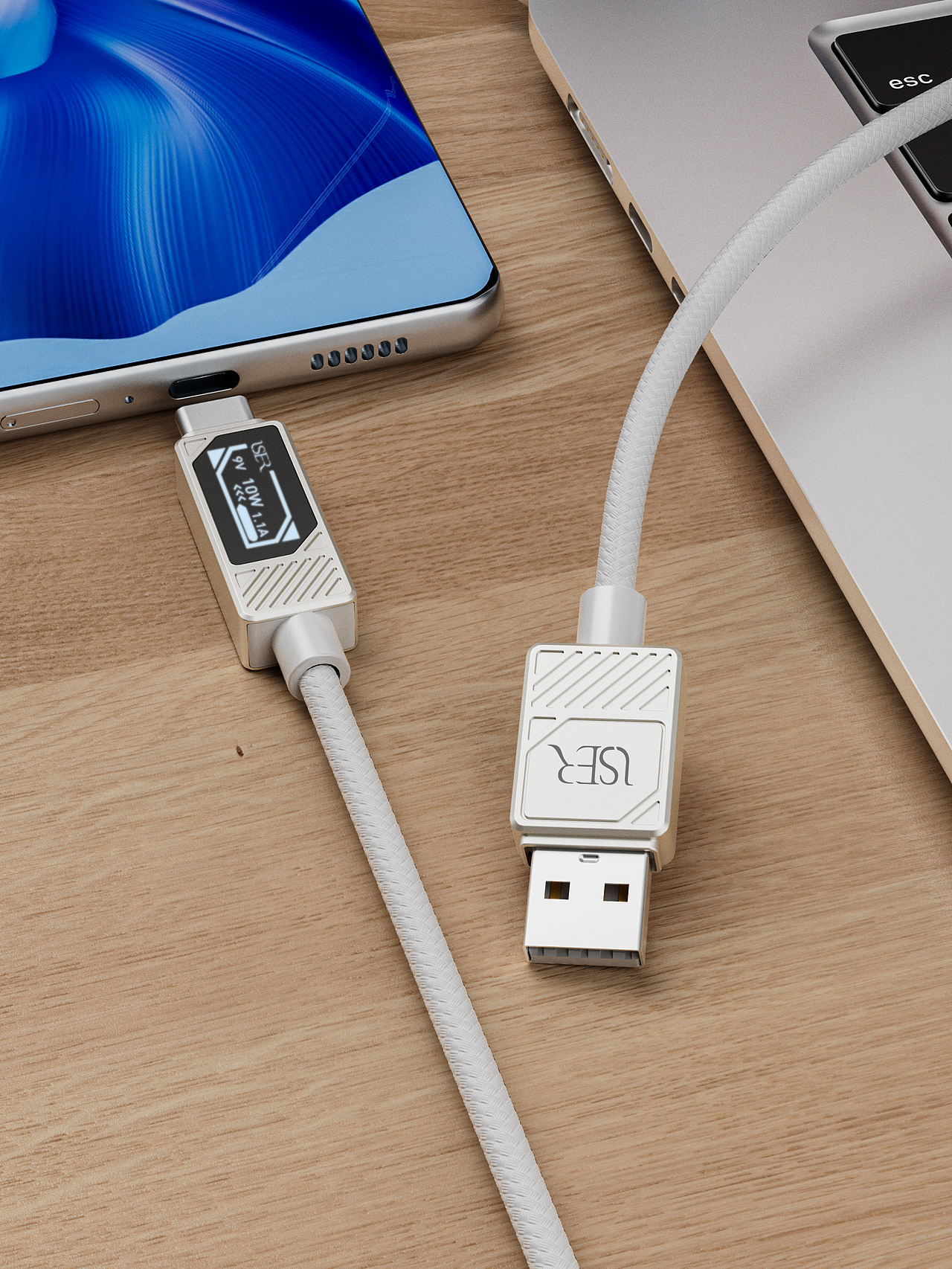 迟来的数据线系列渲染图收尾，终于做完了（图ZMzk3MjA2MzQ0） - 产品 - 站酷设计师陈衡欢原创素材 - 站酷ZCOOL