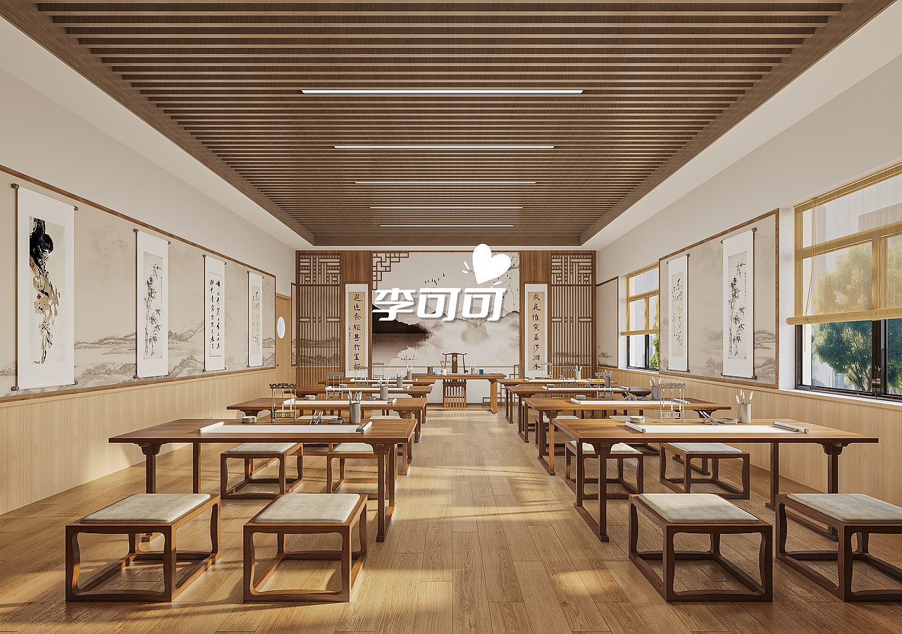 学校教培室效果图