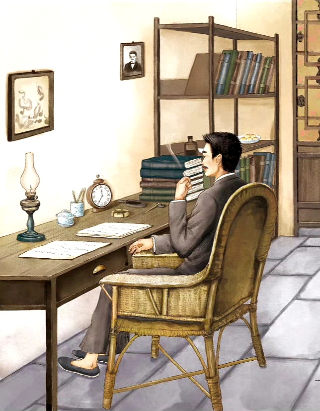 藤野先生（图ZMzk3MjA4OTQ4） - 儿童插画 - 站酷设计师林姝妘原创素材 - 站酷ZCOOL