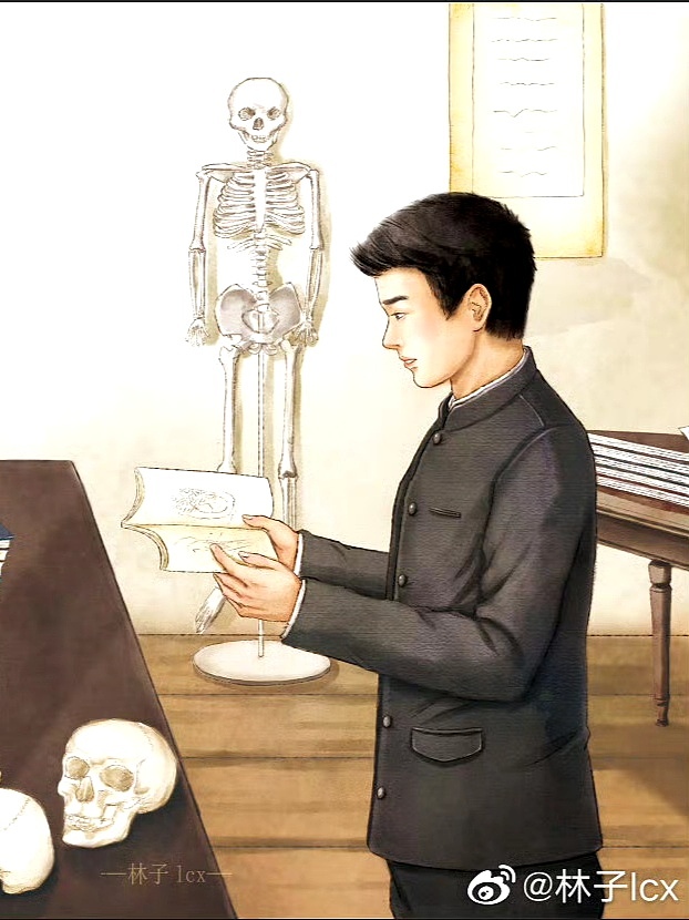 藤野先生（图ZMzk3MjA4OTY0） - 儿童插画 - 站酷设计师林姝妘原创素材 - 站酷ZCOOL