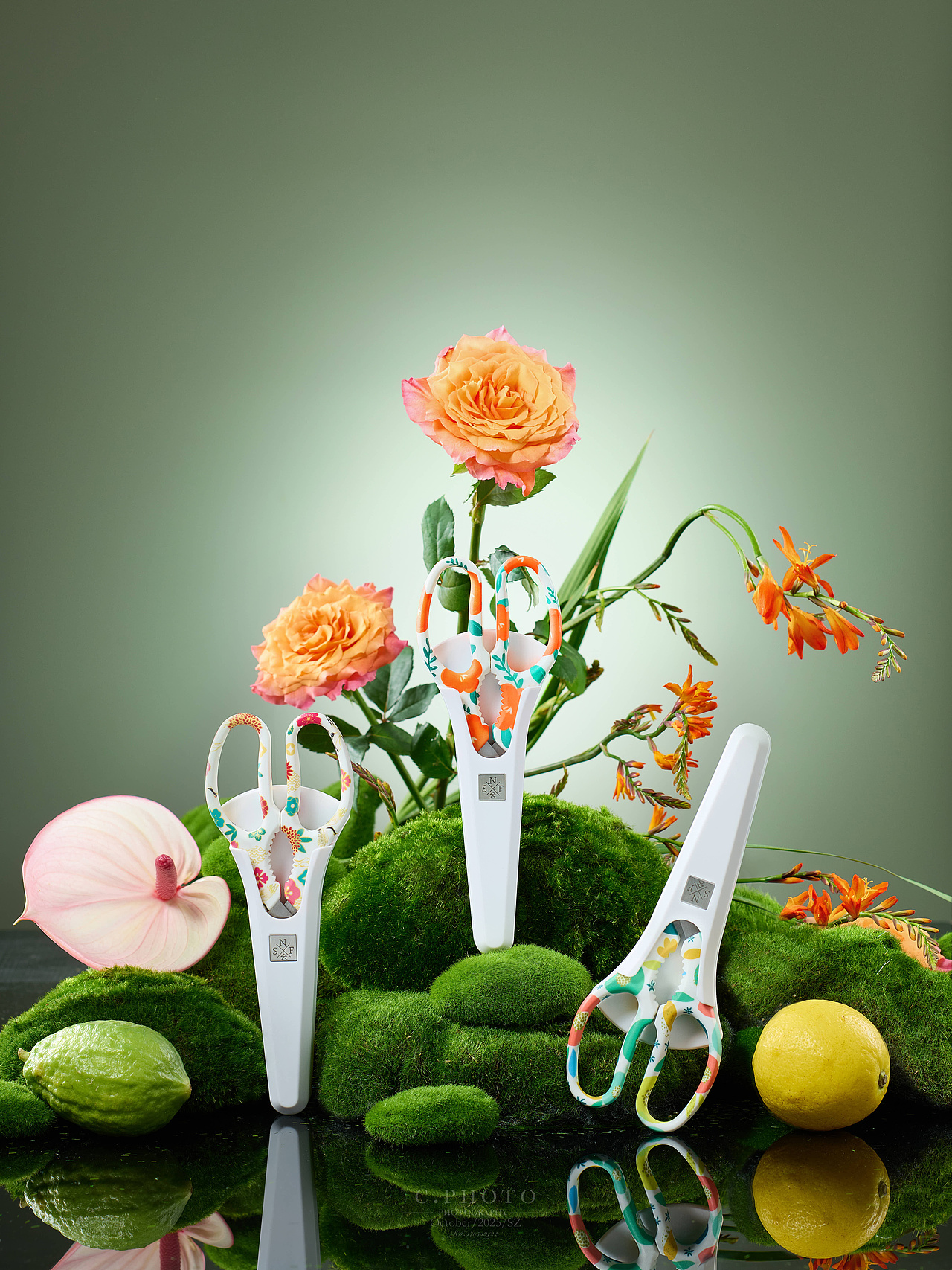 深圳产品摄影剪刀拍摄厨房剪刀不锈餐具拍摄美食摄影