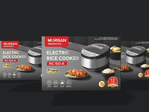 MOrGAN | 杭州智界创科跨境电商 | 电饭煲包装设计