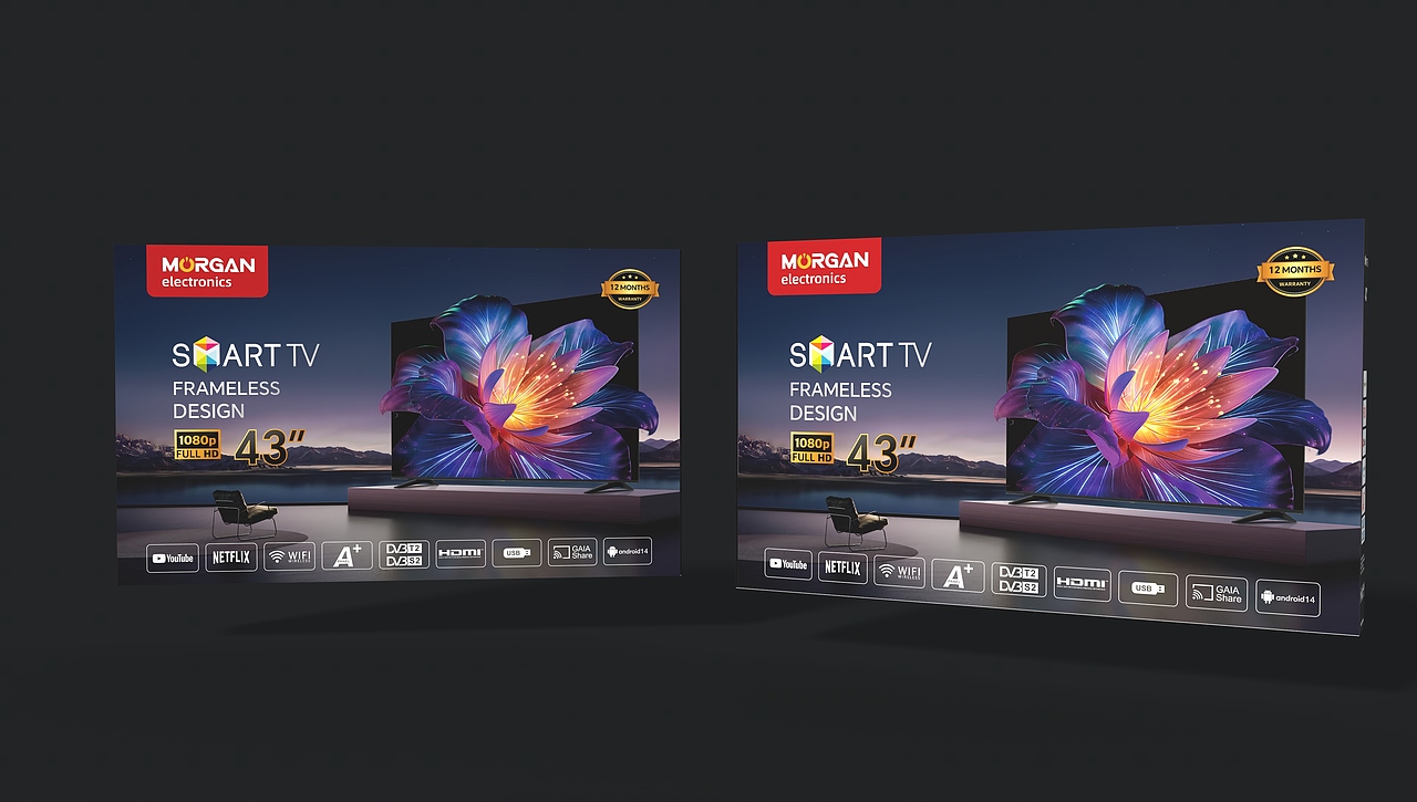 MORGAN | 杭州智界创科跨境电商 | 电视机包装设计