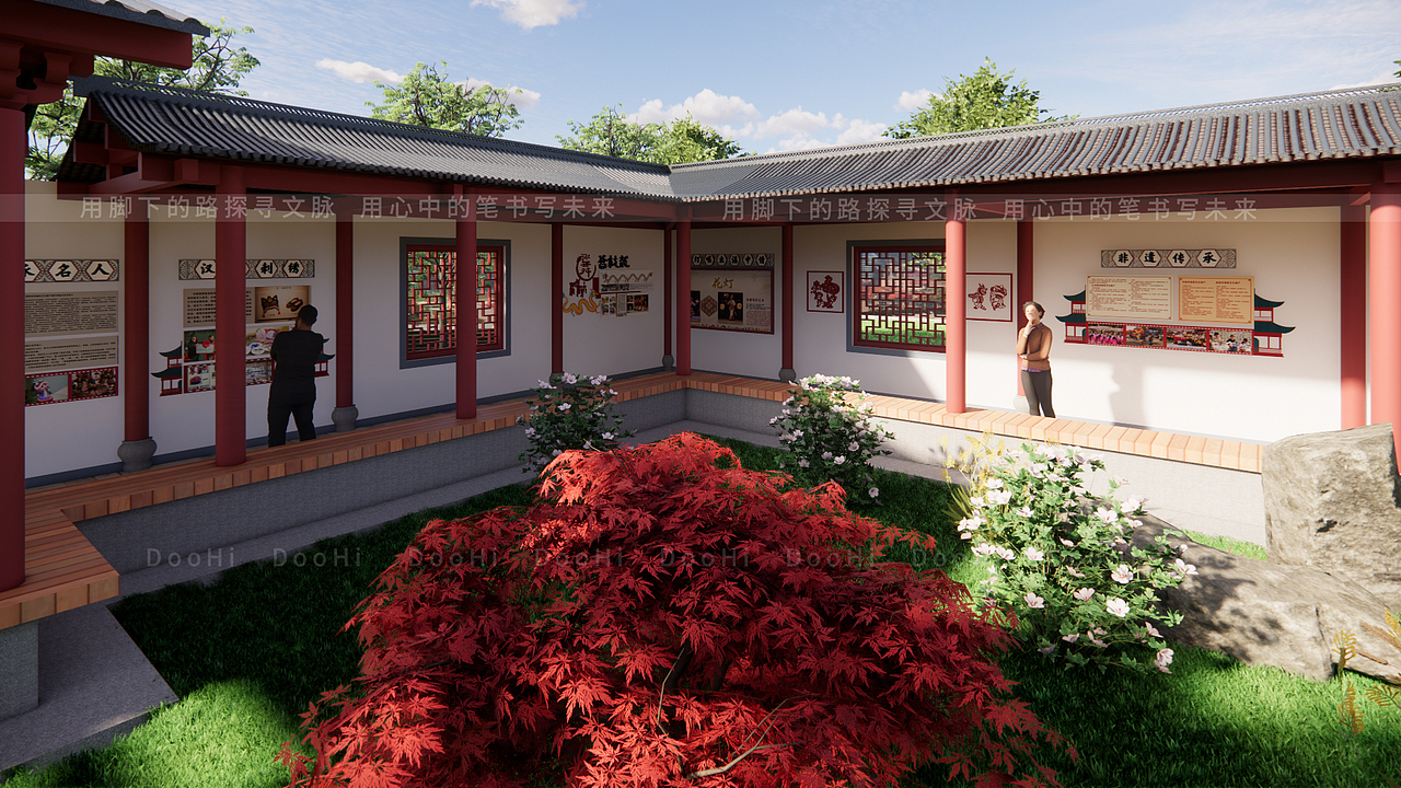 公园长廊文化设计（图ZMzk3MjI3ODA4） - 景观设计 - 站酷设计师DooHi原创素材 - 站酷ZCOOL