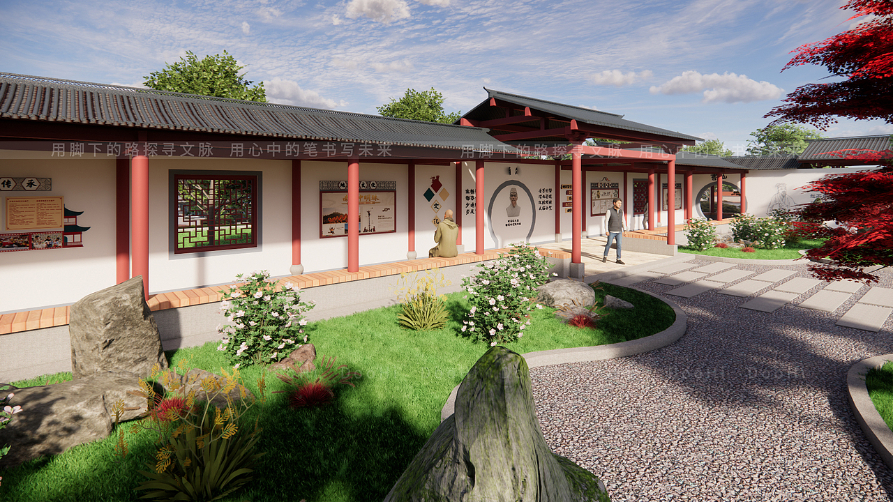 公园长廊文化设计（图ZMzk3MjI3ODE2） - 景观设计 - 站酷设计师DooHi原创素材 - 站酷ZCOOL