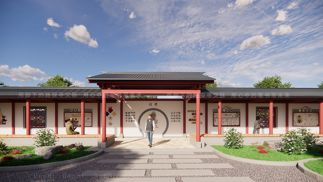 公园长廊文化设计（图ZMzk3MjI3ODQ4） - 景观设计 - 站酷设计师DooHi原创素材 - 站酷ZCOOL