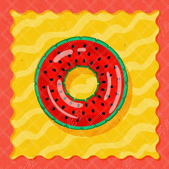 Hi，已经过去的漂浮的夏天~（图ZMzk3MjI4MjQw） - Commercial illustration - 站酷设计师不走空原创素材 - 站酷ZCOOL