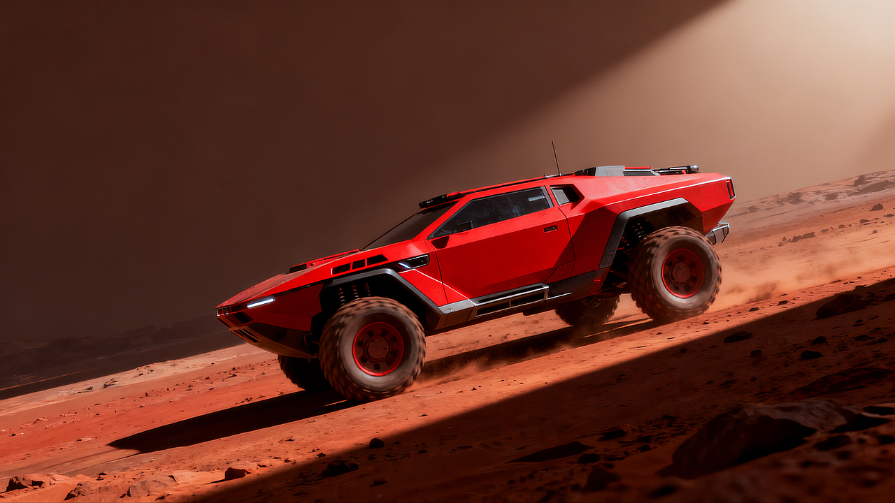 火星车（图ZMzk3MjM0MTA0） - AI作品 - 站酷设计师设计师小杨先生原创素材 - 站酷ZCOOL