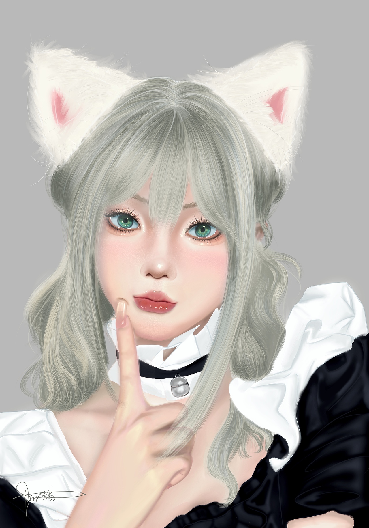 伪厚涂女生头像（图ZMzk3MjM1MjA0） - 其他 - 站酷设计师小阿璃548原创素材 - 站酷ZCOOL