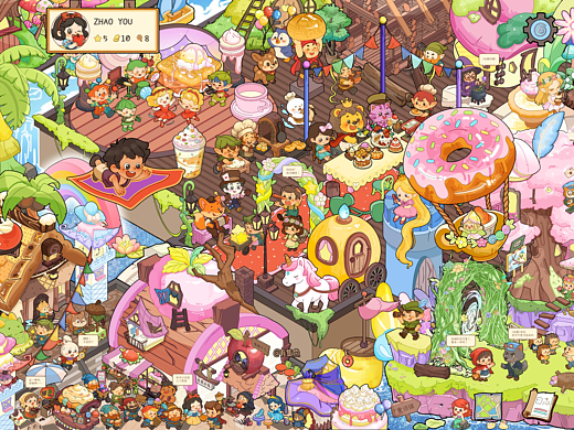 造景贴纸 || 童话镇