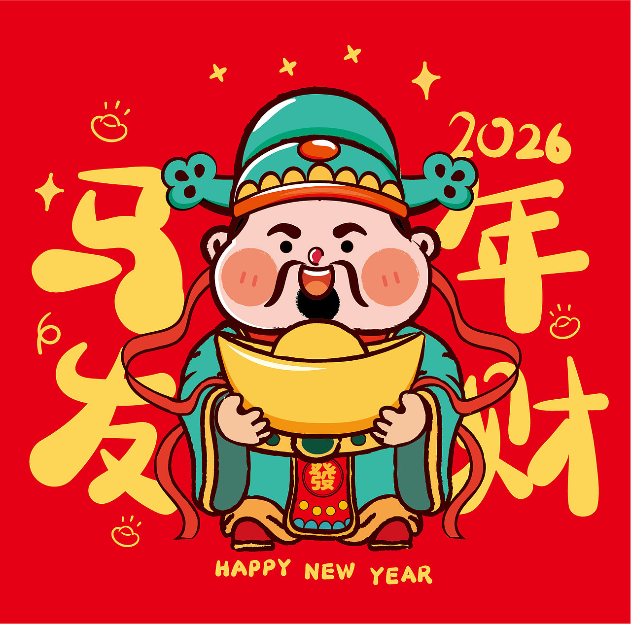 财神驾到IP卡通形象插画红包贴纸设计（图ZMzk3MjM2MjE2） - 商业插画 - 站酷设计师财神驾到8原创素材 - 站酷ZCOOL