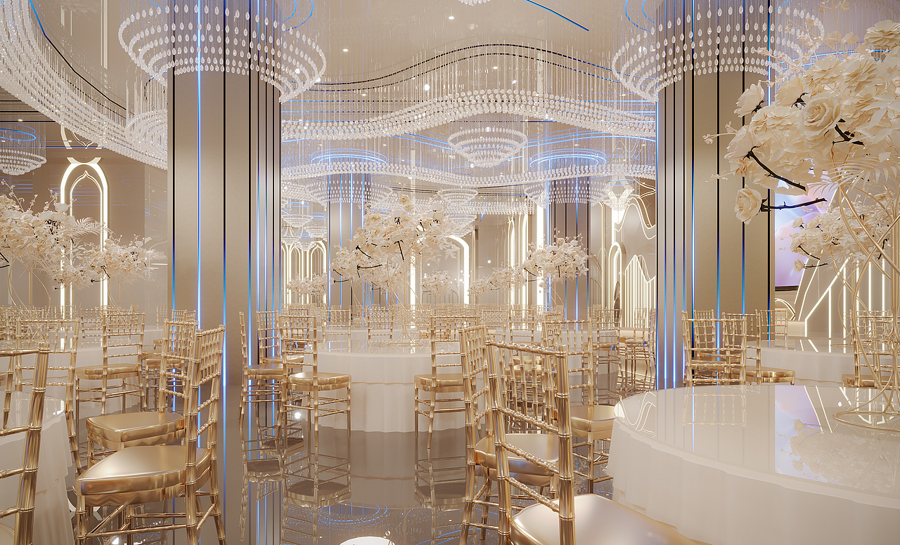 宴会厅（图ZMzk3MjQwMTg0） - 商业空间设计 - 站酷设计师梦琪呀原创素材 - 站酷ZCOOL