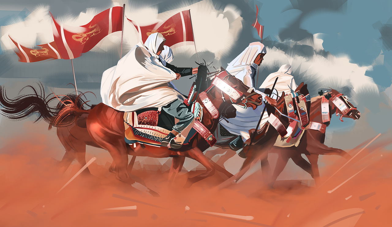 策马奔腾（图ZMzk3MjQwMzQw） - 商业插画 - 站酷设计师屋一原创素材 - 站酷ZCOOL