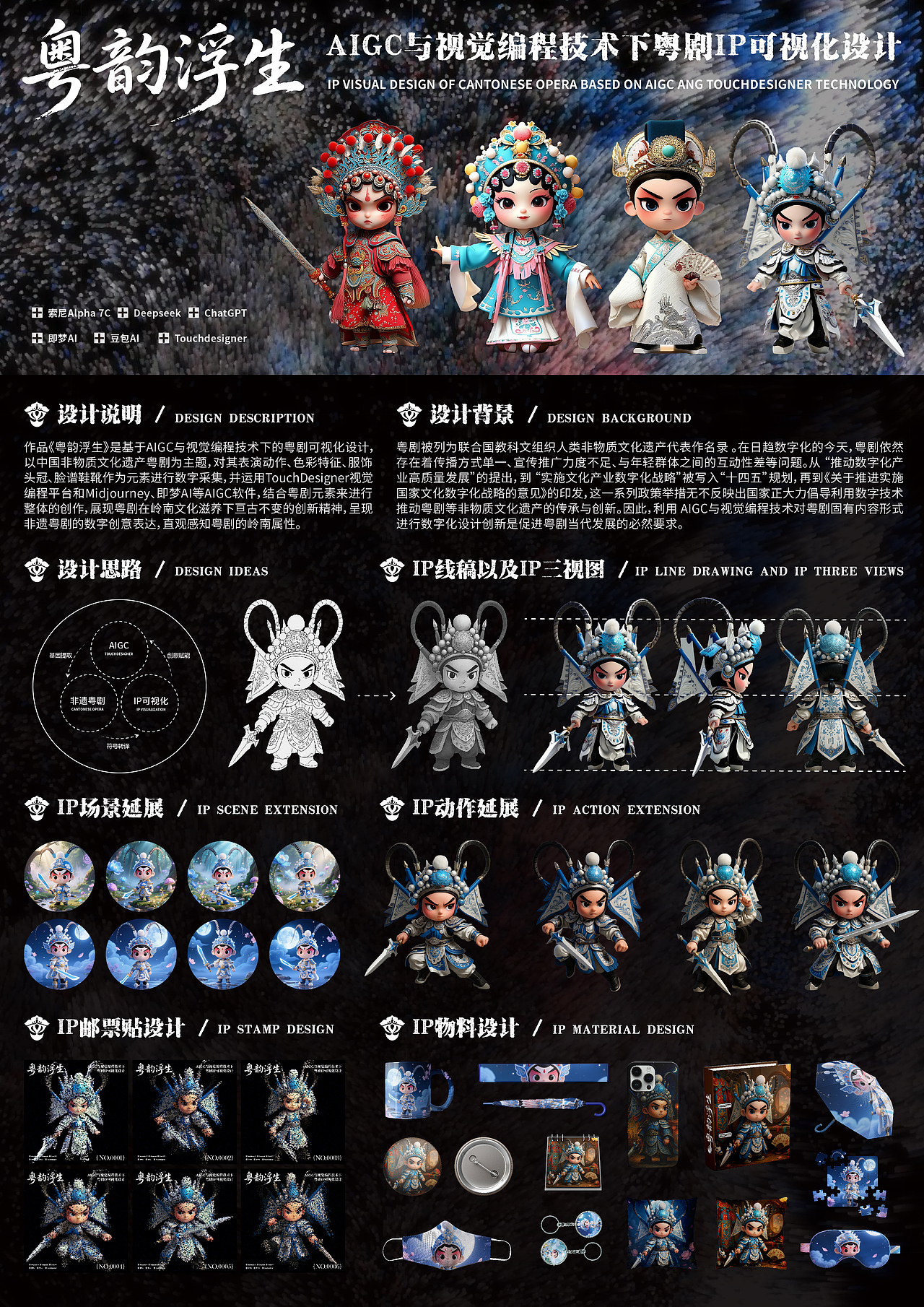 粤剧（图ZMzk3MjQxNzc2） - IP形象 - 站酷设计师Z463998711原创素材 - 站酷ZCOOL