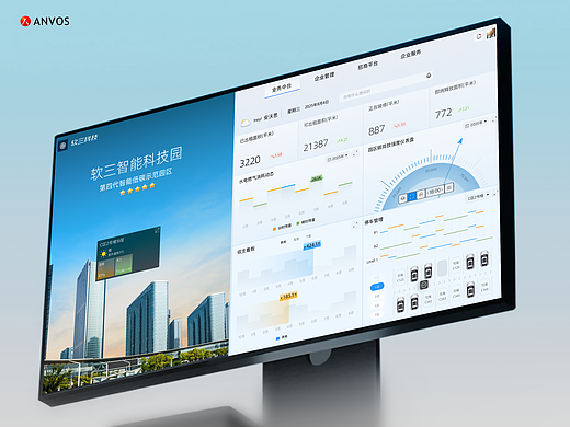 软三智能科技园SAAS系统UI/UX设计