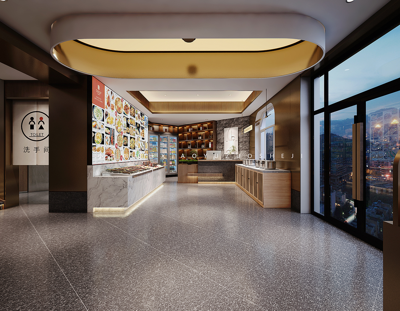 走进老菜馆，品味岁月味道中餐馆氛围感设计案例（图ZMzk3MjUwOTg0） - 酒店餐饮设计 - 站酷设计师鱼小鱼做设计原创素材 - 站酷ZCOOL