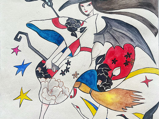 赤叶的魔幻之旅-骑帚飞行
