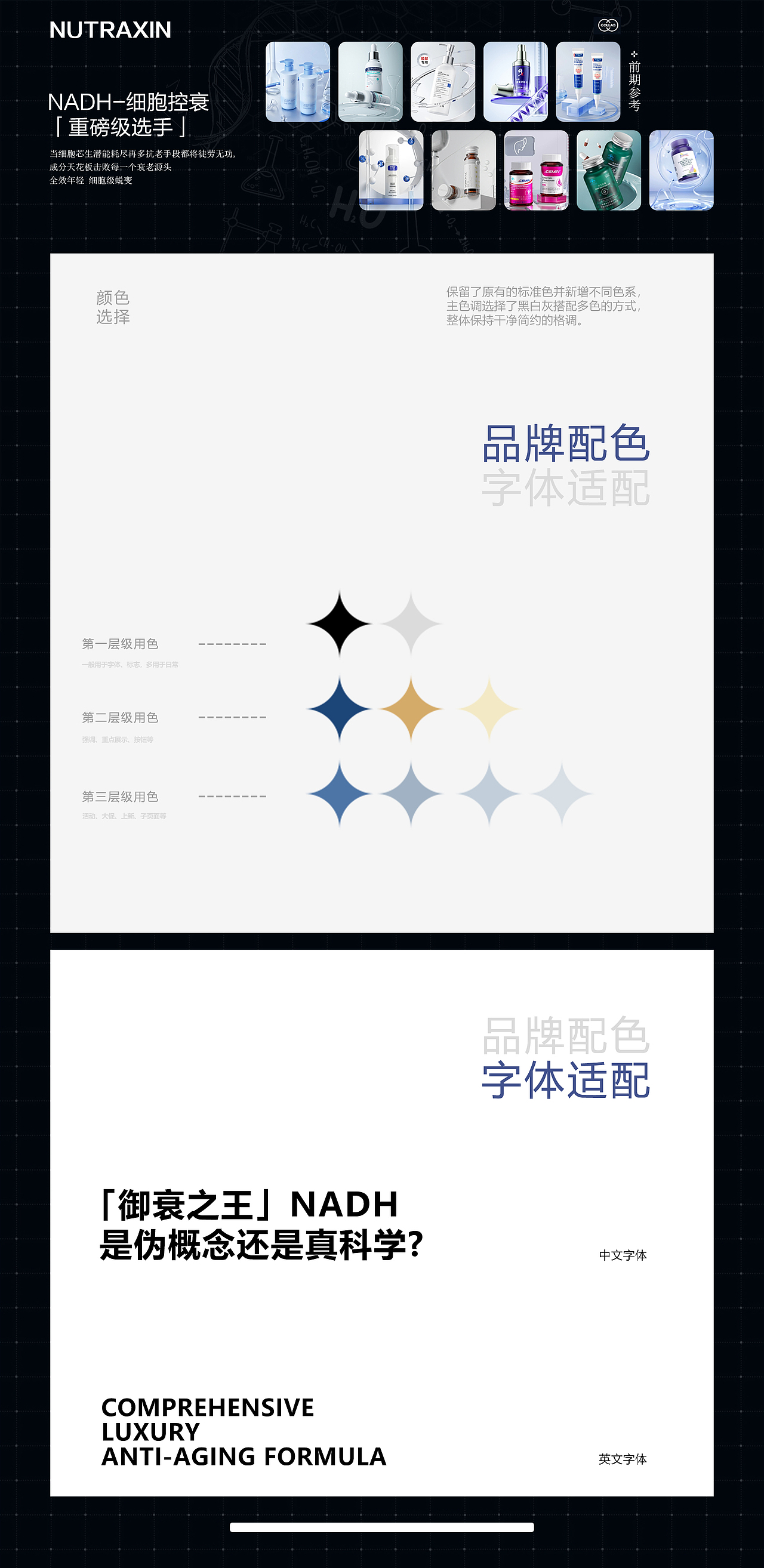 《营养补充剂NADH》大健康品牌&电商设计（图ZMzk3MjU5ODg0） - 品牌 - 站酷设计师萧若清寒原创素材 - 站酷ZCOOL