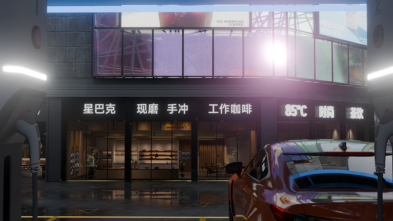 青华E城-商业街改造-白天场景2-纯图片（图ZMzk3Mjc0ODA4） - 建筑/空间 - 站酷设计师摄設的Mocy原创素材 - 站酷ZCOOL