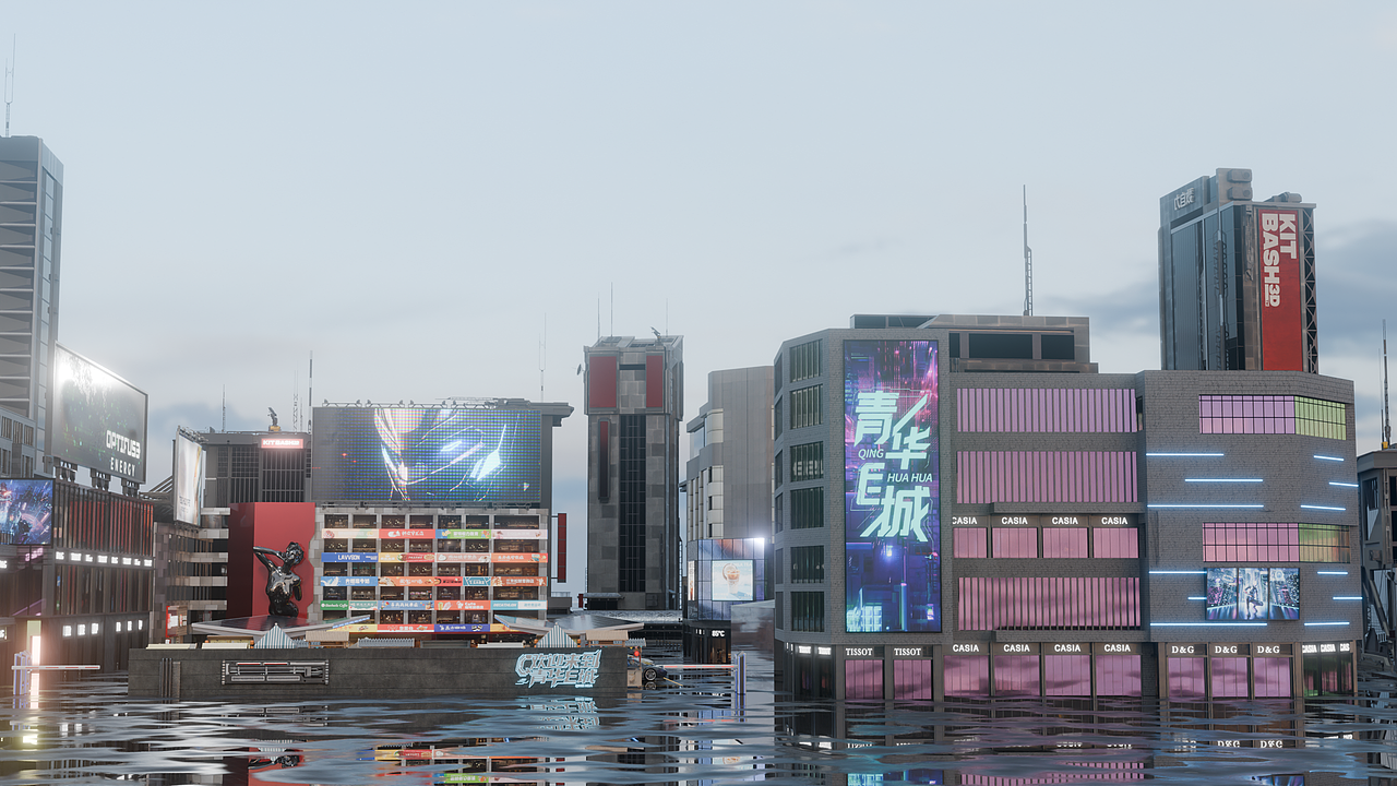 青华E城-商业街改造-白天场景2-纯图片（图ZMzk3Mjc0ODU2） - 建筑/空间 - 站酷设计师摄設的Mocy原创素材 - 站酷ZCOOL