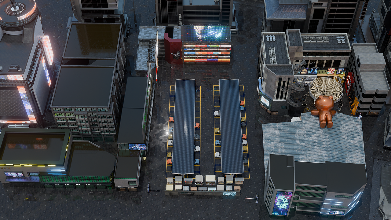 青华E城-商业街改造-白天场景2-纯图片