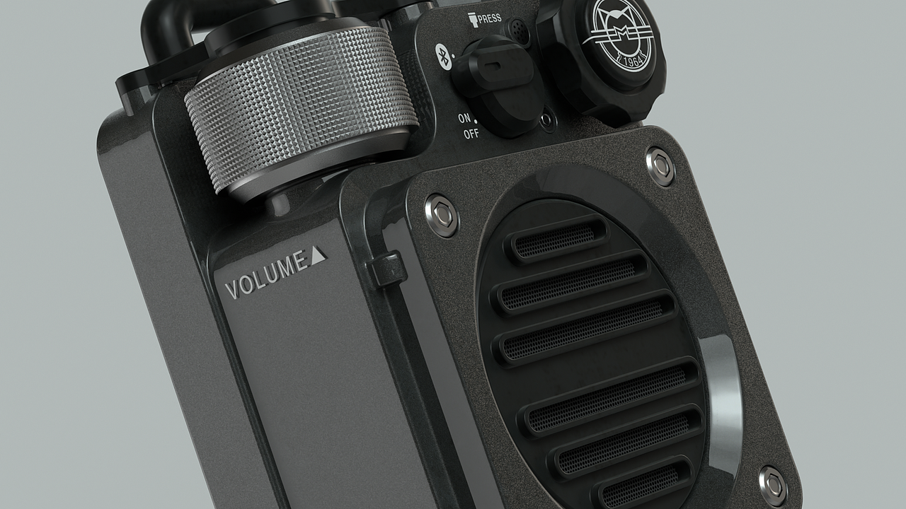 C4D猫王音箱产品动画-练习