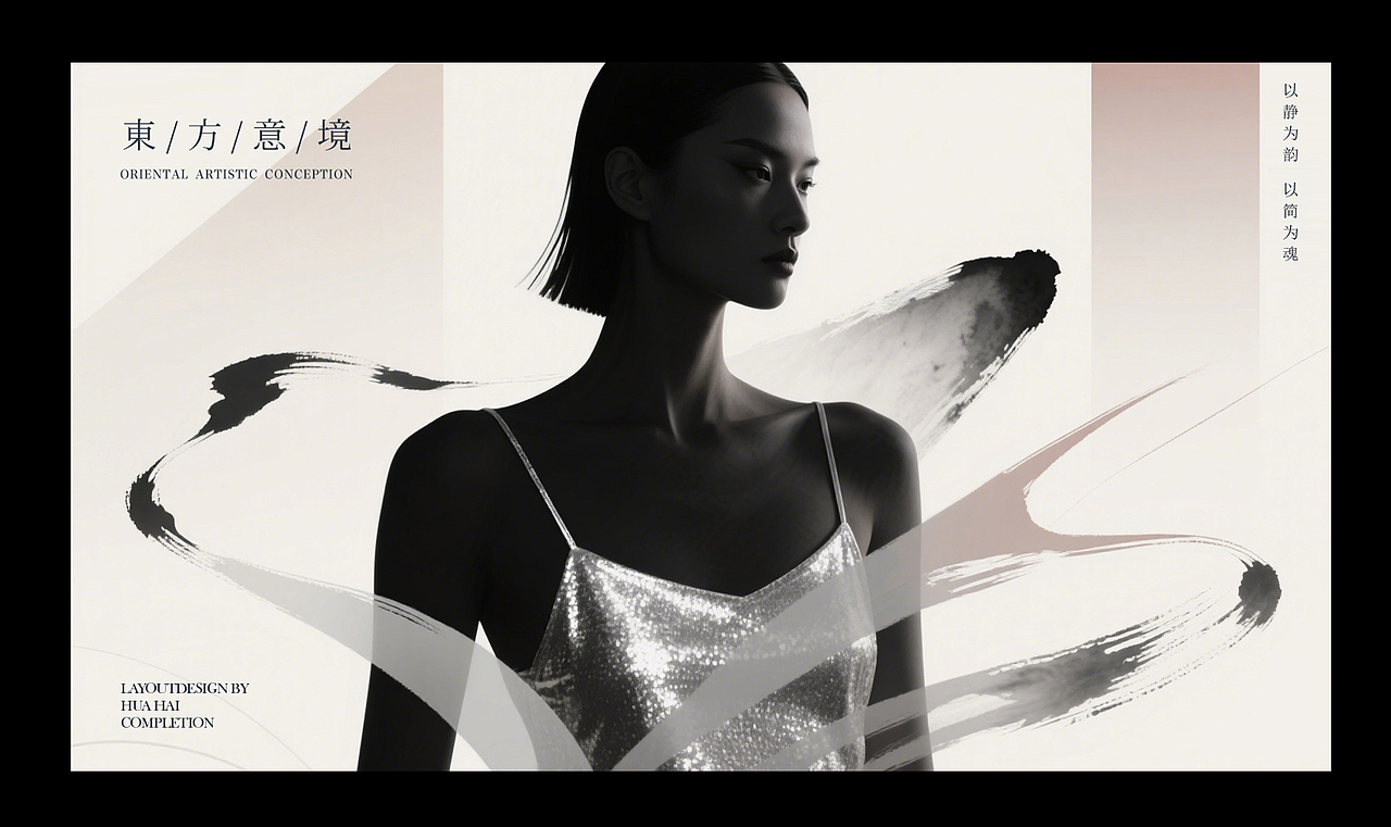 以AI为笔，泼墨东方意境，让古典与现代在像素间对话。（图ZMzk3MzExNTYw） - 海报 - 站酷设计师花海品牌设计原创素材 - 站酷ZCOOL