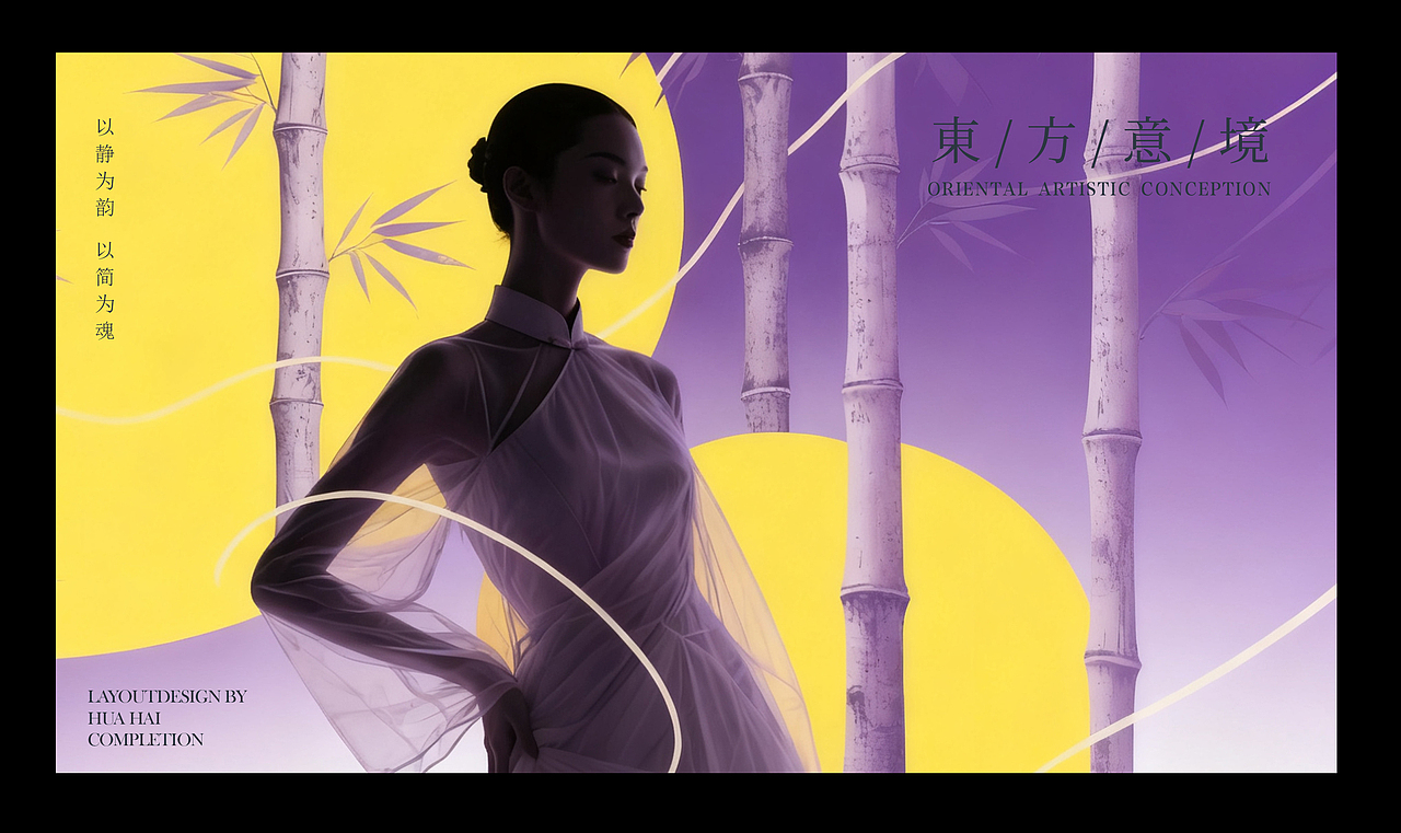 以AI为笔，泼墨东方意境，让古典与现代在像素间对话。（图ZMzk3MzExNTky） - 海报 - 站酷设计师花海品牌设计原创素材 - 站酷ZCOOL