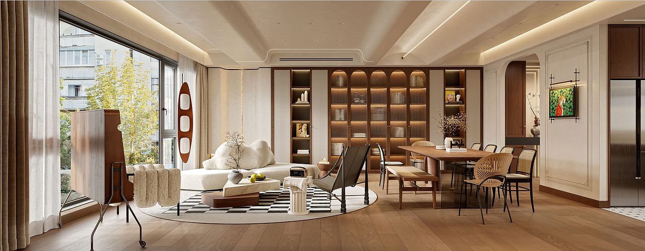 侘寂风大平层全屋