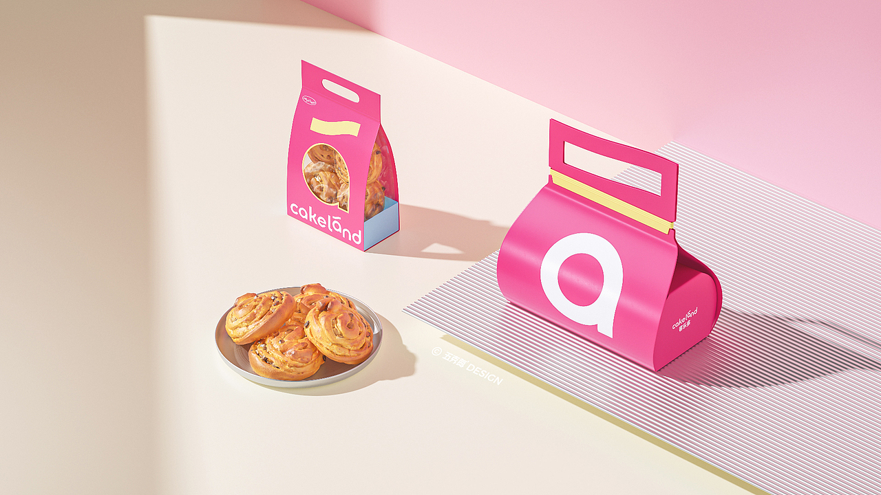 五克氮²×Cakeland|迪士尼联名&烘焙连锁品牌设计