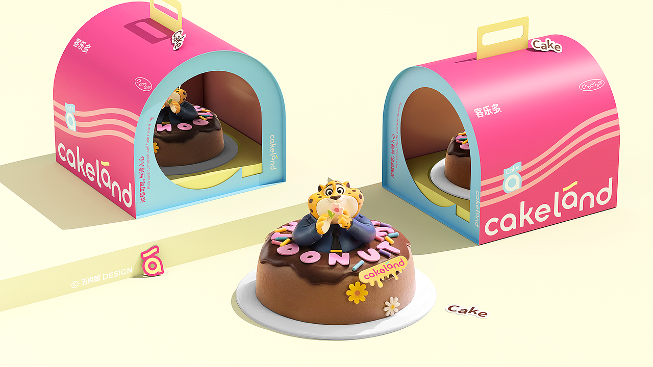 五克氮²×Cakeland｜迪士尼联名&烘焙连锁品牌设计（图ZMzk3MzIyNjcy） - 品牌 - 站酷设计师五克氮创意设计原创素材 - 站酷ZCOOL