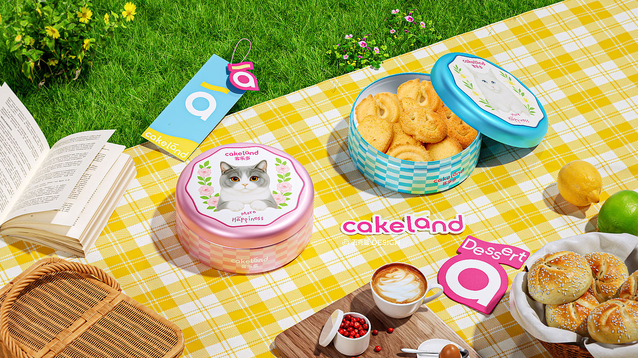 五克氮²×Cakeland｜迪士尼联名&烘焙连锁品牌设计（图ZMzk3MzIyNzI0） - 品牌 - 站酷设计师五克氮创意设计原创素材 - 站酷ZCOOL