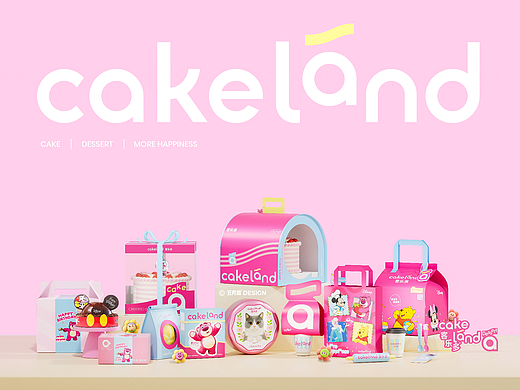 五克氮²×Cakeland｜迪士尼联名&烘焙连锁品牌设计
