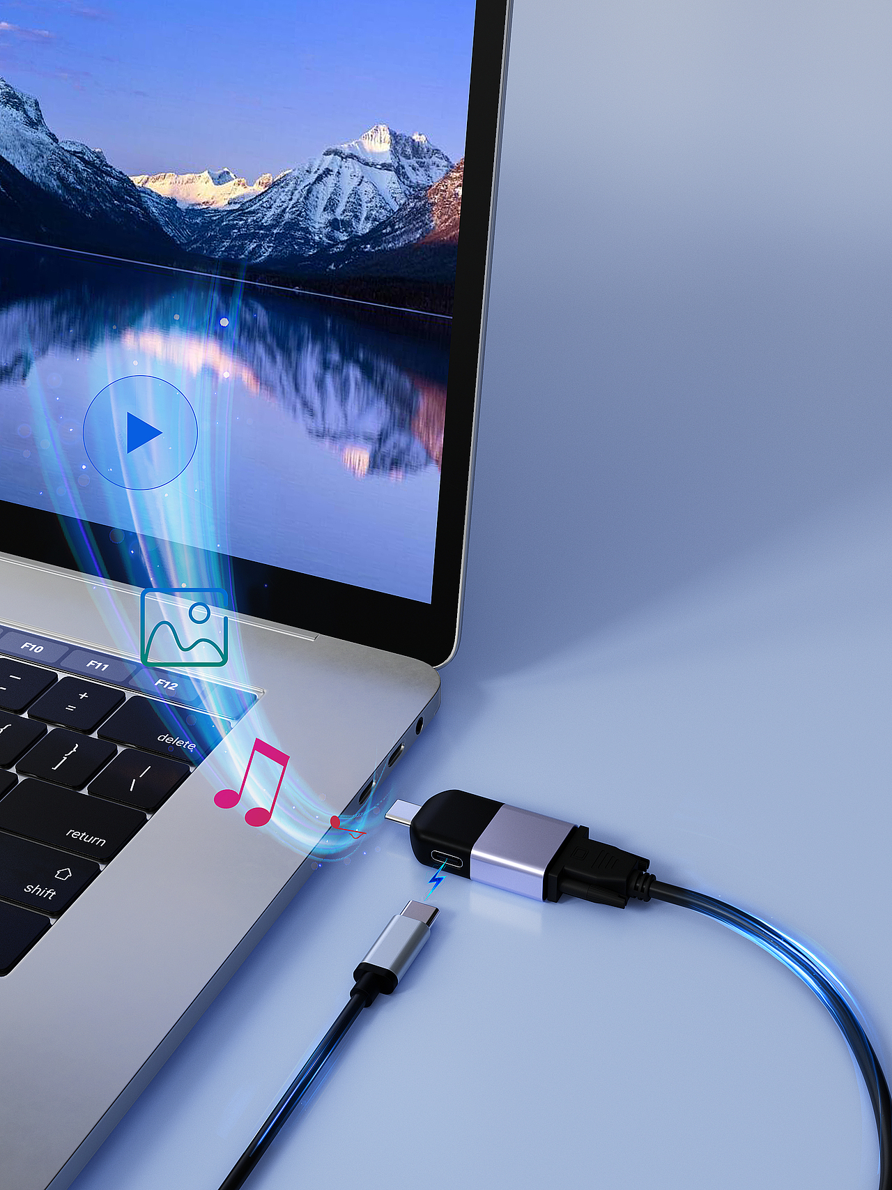 扩展坞/HUB 建模渲染节选