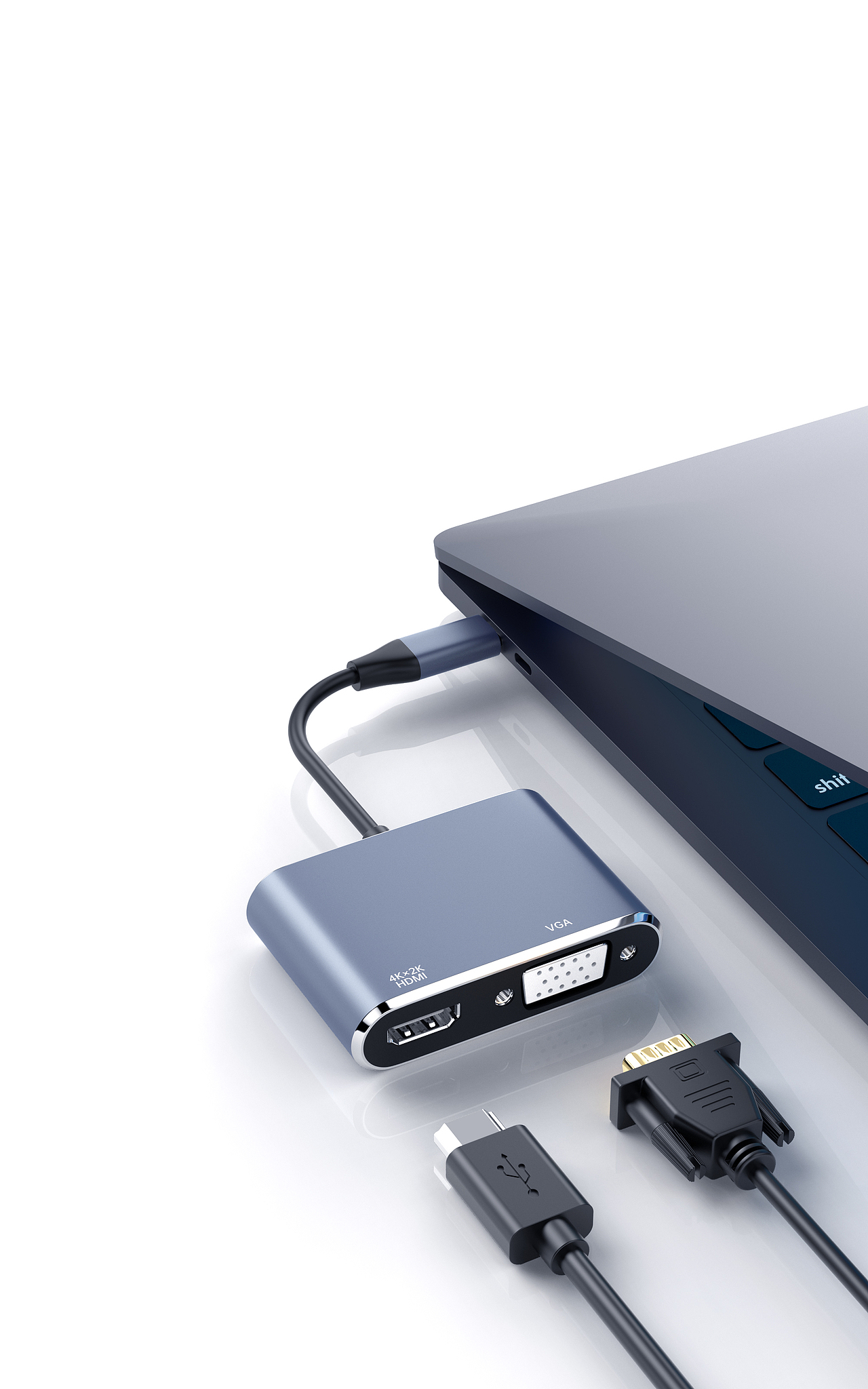 Type-C/扩展坞/USB/转换器 建模渲染工作节选（图ZMzk3MzM0NDgw） - 电商 - 站酷设计师最爱水煎包原创素材 - 站酷ZCOOL