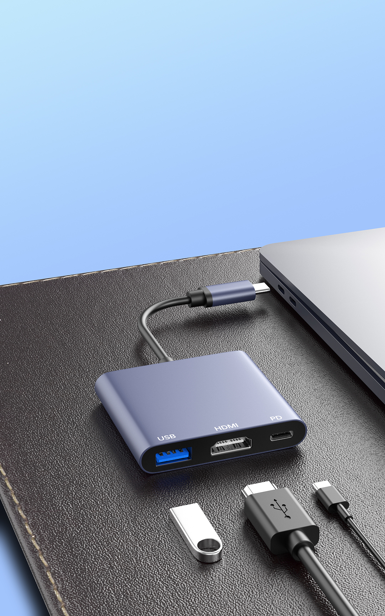 Type-C/扩展坞/USB/转换器 建模渲染工作节选（图ZMzk3MzM0NTE2） - 电商 - 站酷设计师最爱水煎包原创素材 - 站酷ZCOOL