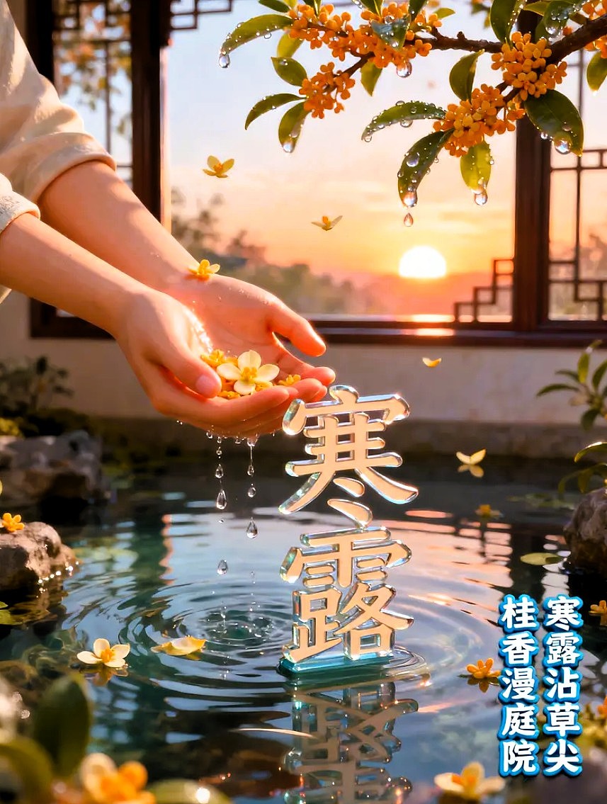 寒露/霜降/节气海报AIGC 设计/平面海报/平面设计