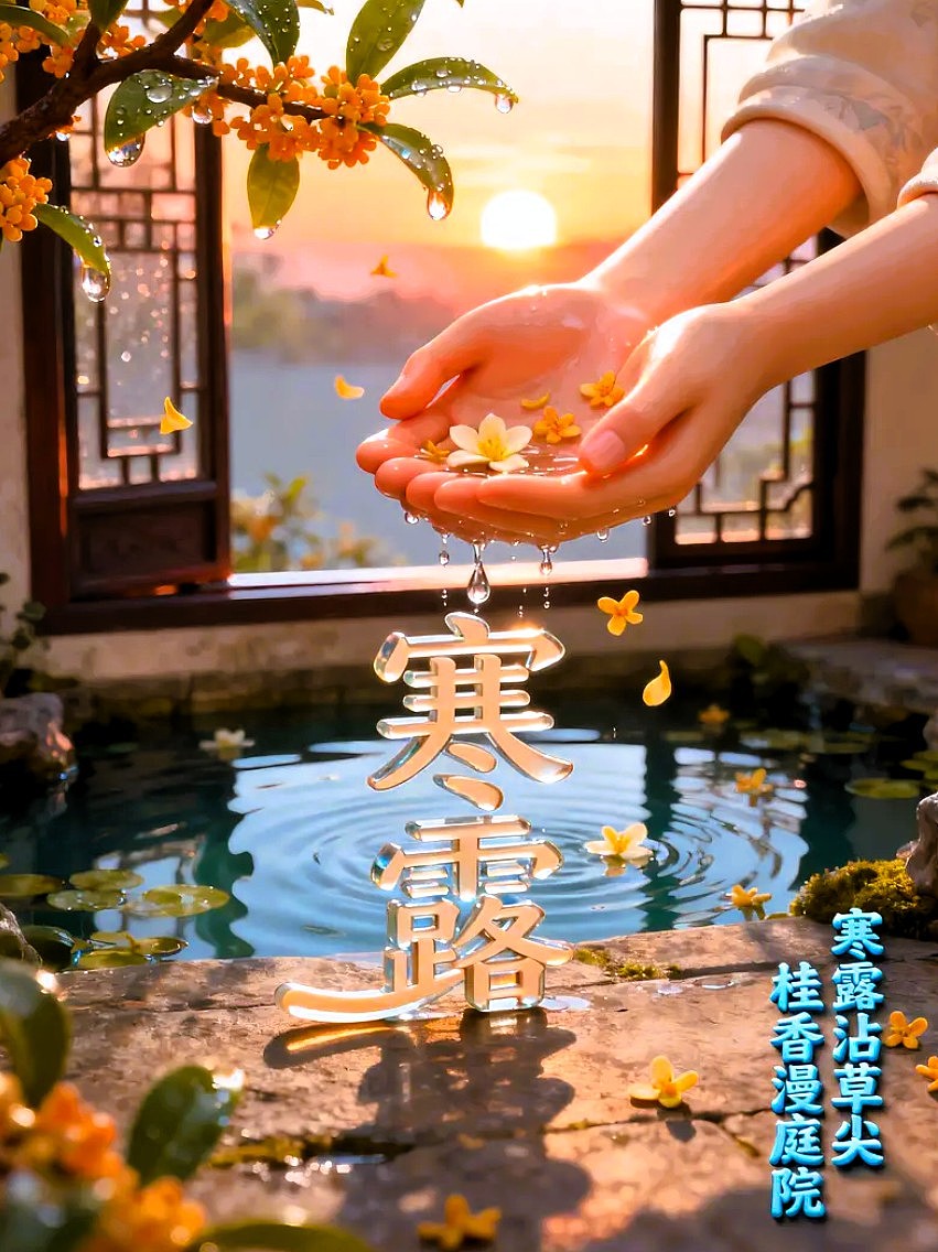 寒露/霜降/节气海报AIGC 设计/平面海报/平面设计