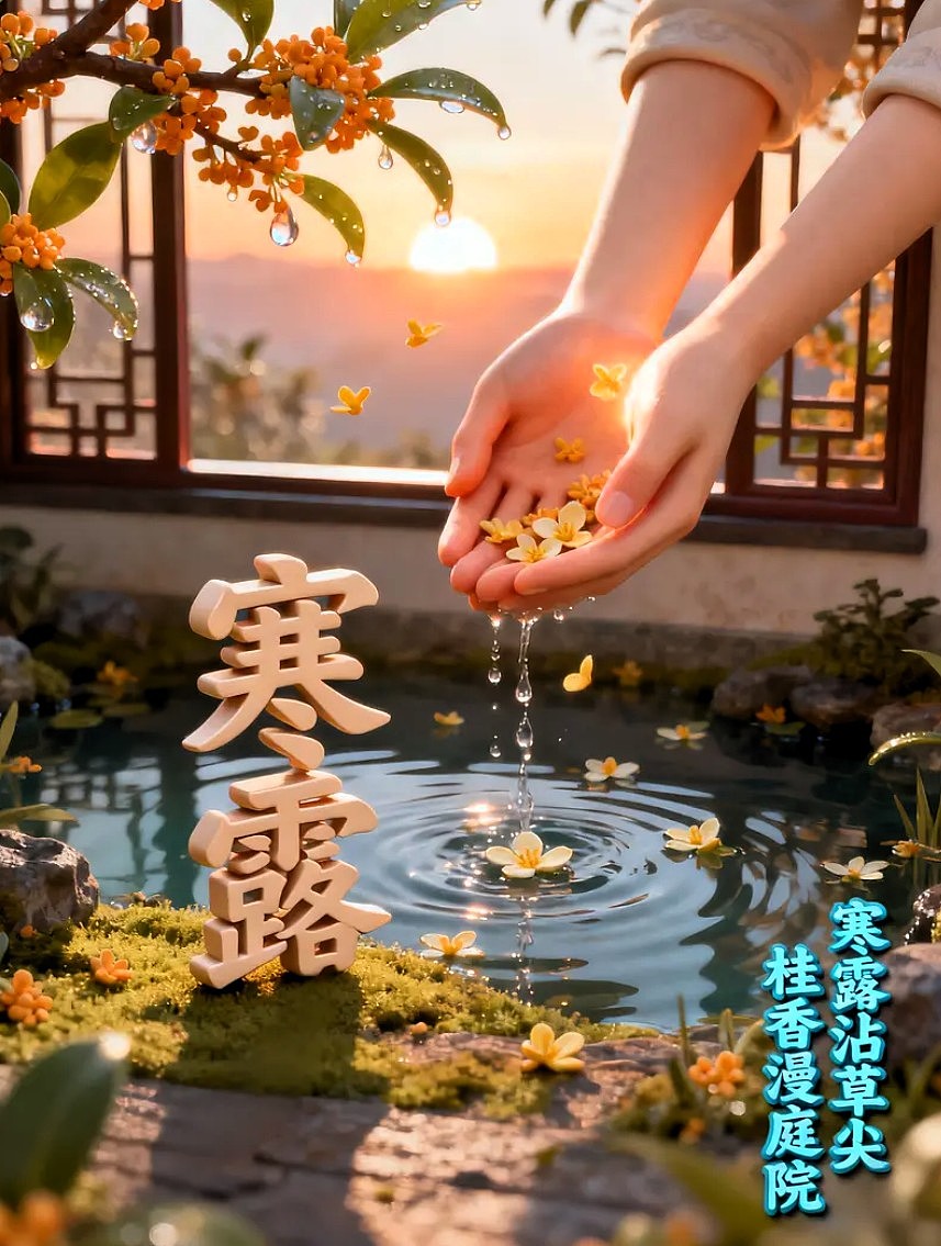 寒露/霜降/节气海报AIGC 设计/平面海报/平面设计