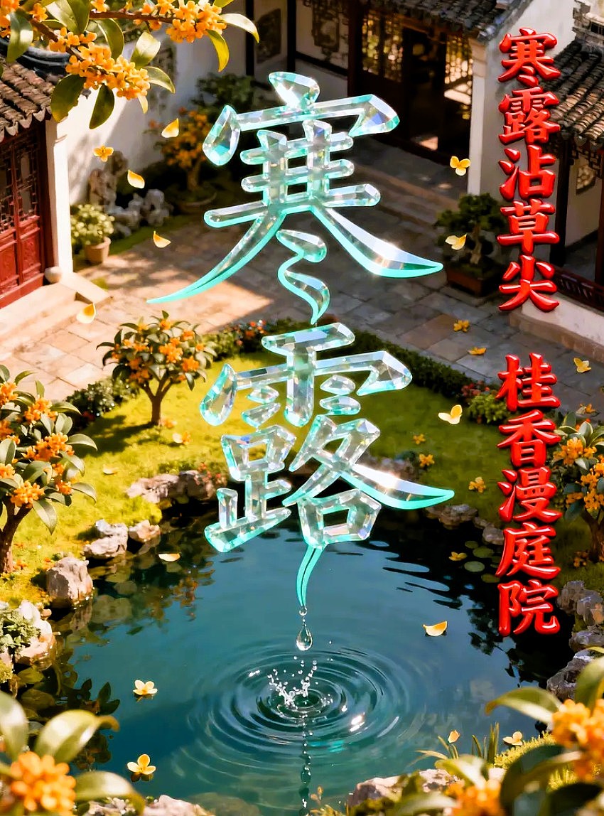 寒露/霜降/节气海报AIGC 设计/平面海报/平面设计