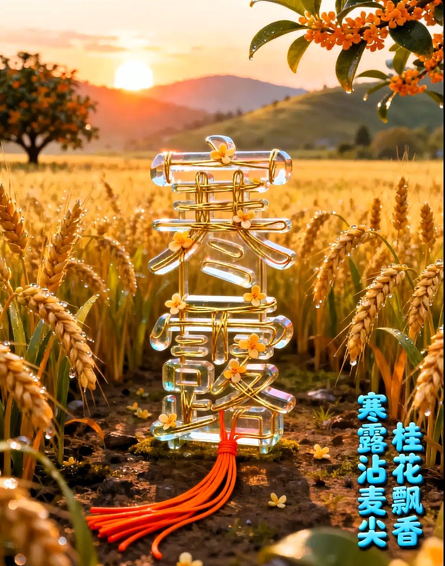 寒露/霜降/节气海报AIGC 设计/平面海报/平面设计