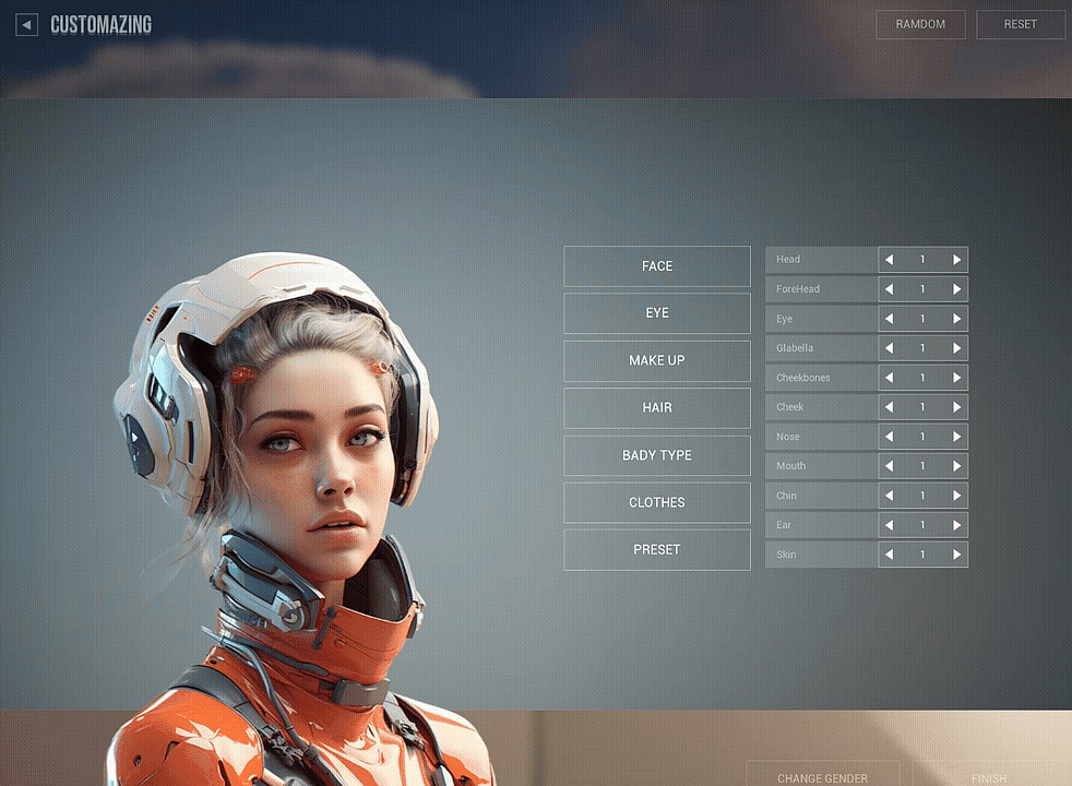 科幻风格射击游戏