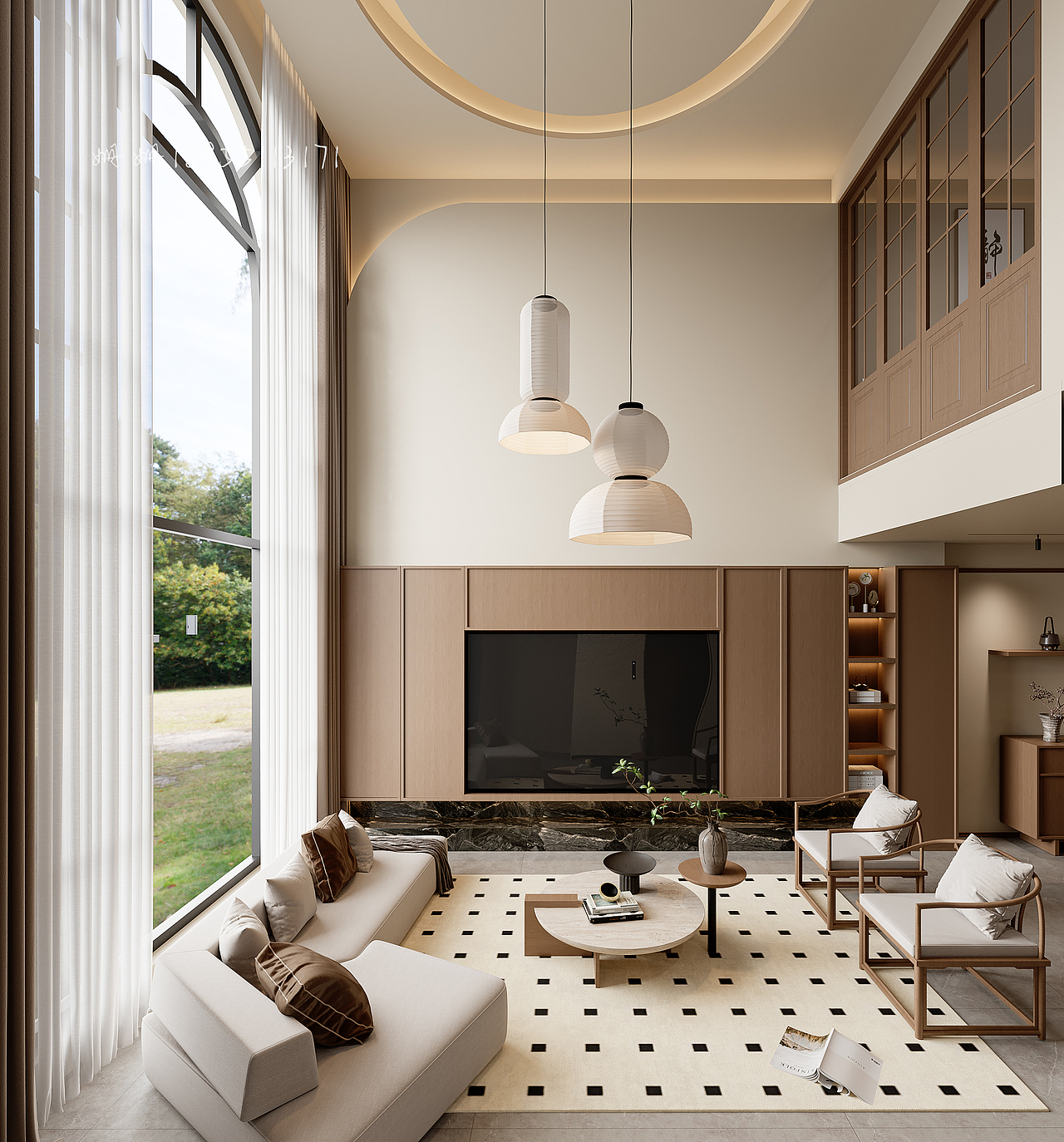 宋式美学极简别墅（图ZMzk3MzQyMjky） - 家装设计 - 站酷设计师姗姗18955113171原创素材 - 站酷ZCOOL