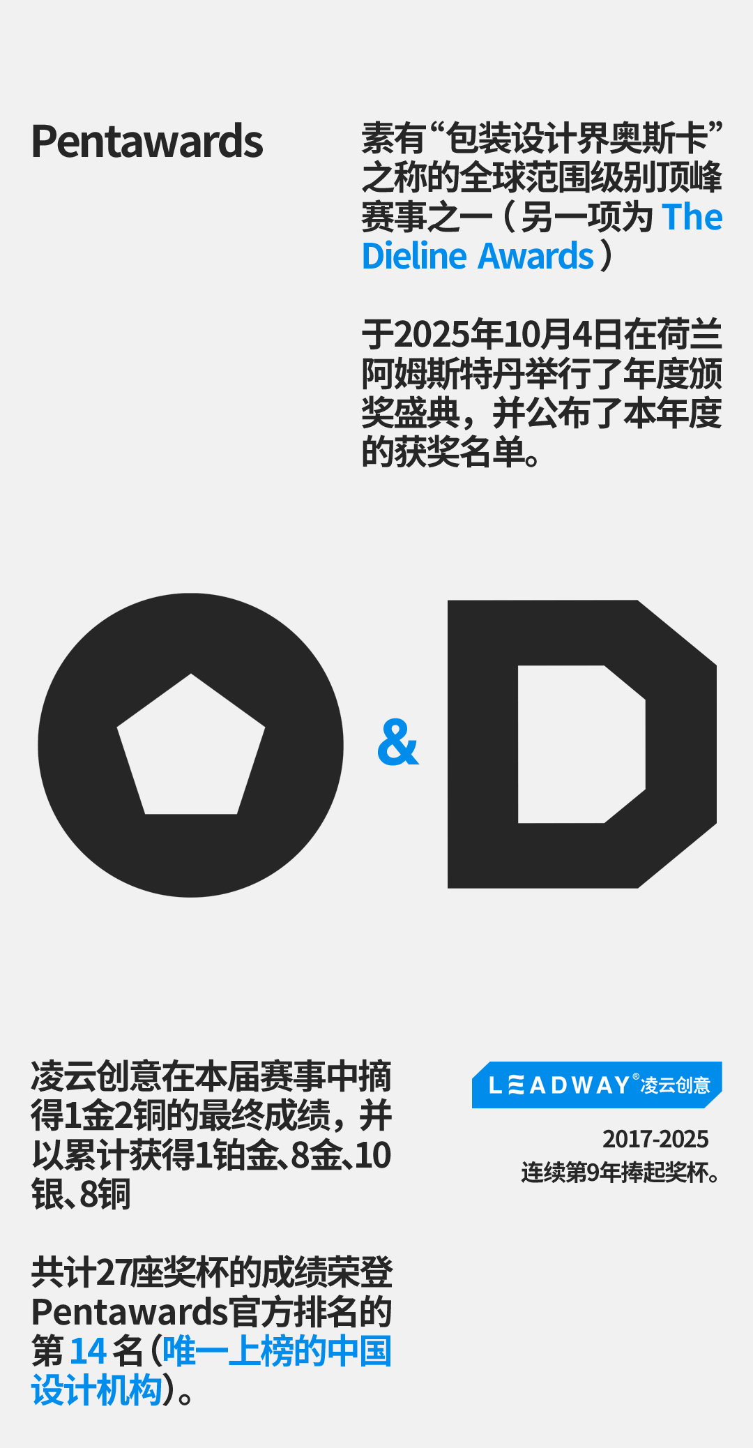 凌云创意×2025Pentawards＝3，官方世界排名更新后，成为目前唯一上榜中国设计机构。（图ZMTUyMzk1ODg=） - 资讯 - 站酷设计师凌云创意原创素材 - 站酷ZCOOL