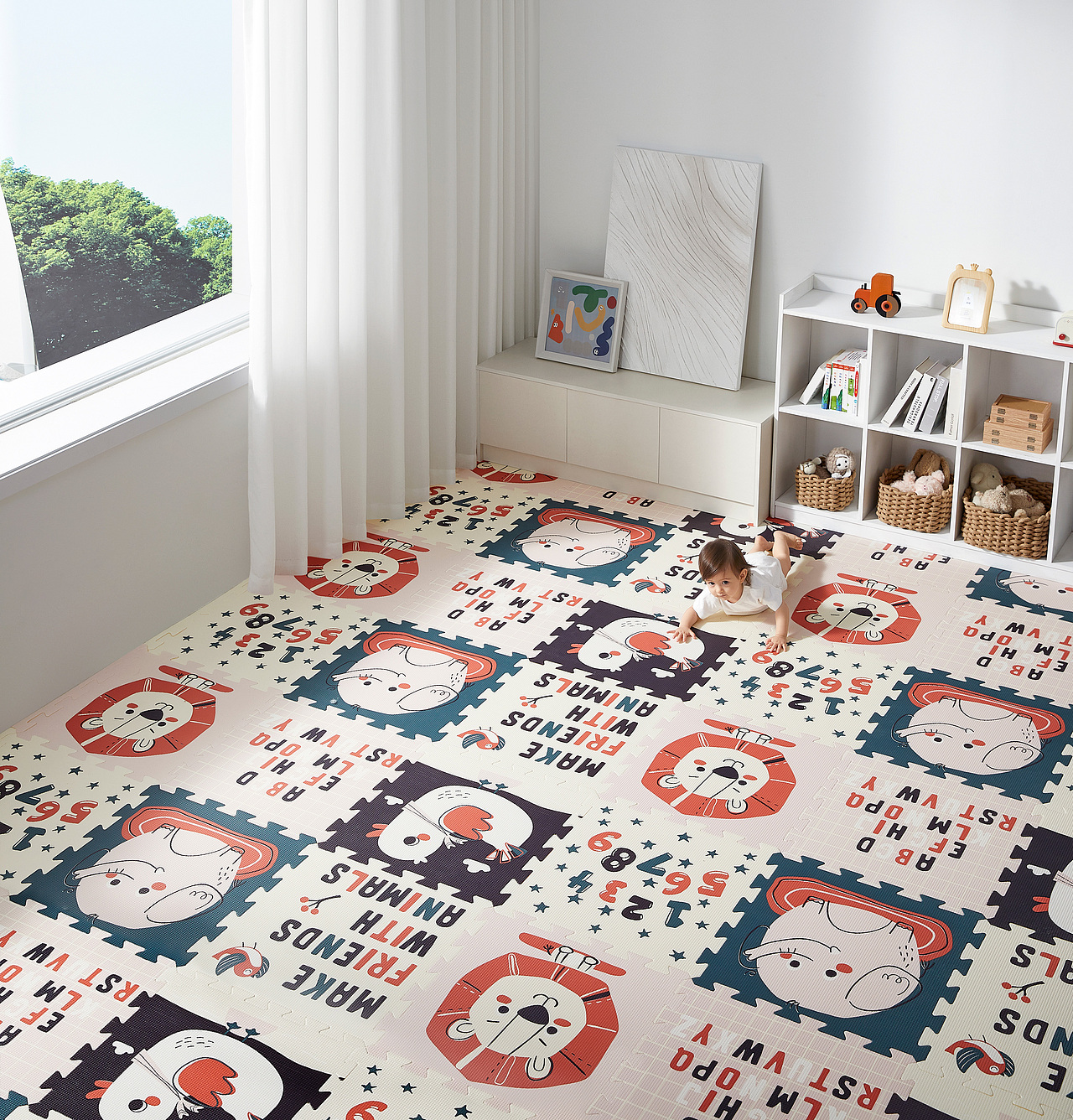 电商摄影|稚趣天地爬行拼接垫