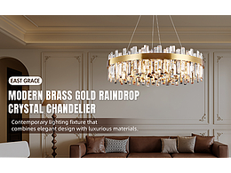 电商 | 亚马逊水晶灯灯饰灯具详情页A+