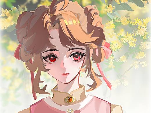 练习古风美少女