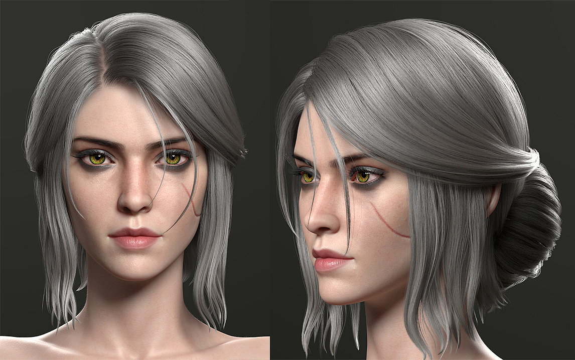 Maya-零基础欧美女人角色模型制作教程。maya建模